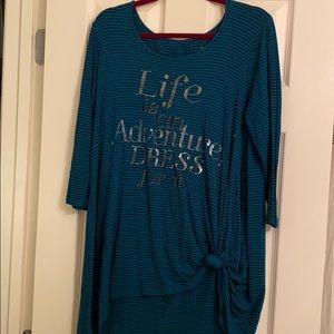 Life is an adventure dress for it tunic